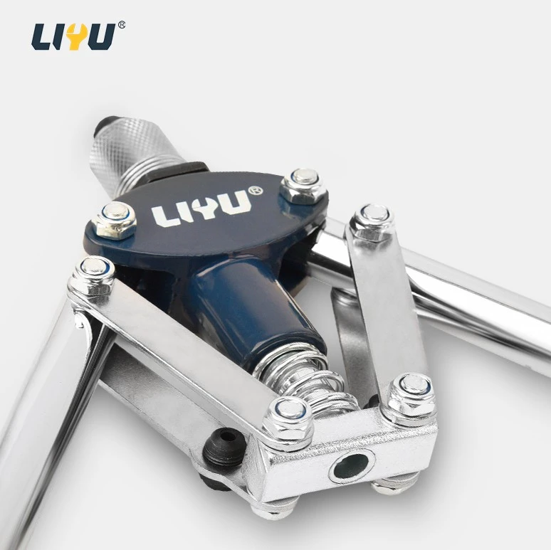 Double-handle Rivet Gun Manual Labor-saving Household Rivet Gun Manual Core Pulling Grab Artifact 17-inch high quality
